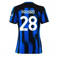 Dres Inter Milan Benjamin Pavard #28 Domaci za Žensko 2023-24 Kratak Rukav